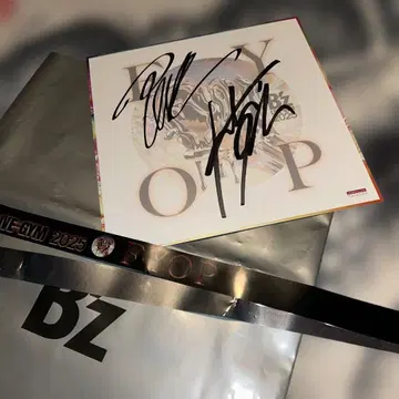 FYOP & BZ LIVE-GYM 2025 사인 색지