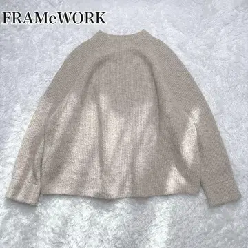 FRAMeWORK 프레임워크 부클레 압축 풀오버 니트 베이지