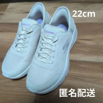 SKECHERS GO WALK 베이지 스니커즈 22cm
