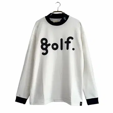 [미사용품] 8gshoot 모크넥 셔츠 화이트 네이비 L