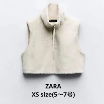 ZARA 인조 모피 베스트