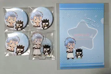 BLEACH 산리오 콜라보 캔뱃지 아크릴 스탠드 클리어 파일 그림죠