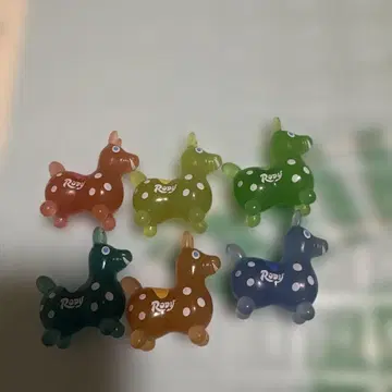 로디 컬러풀 말 피규어 세트 6개