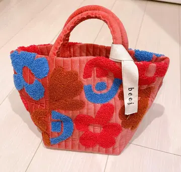 beej 보아 꽃무늬 토트백