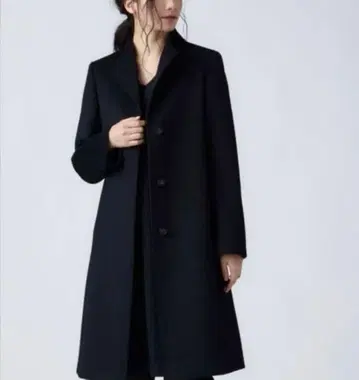 [컨디션 최상] 23구 S 블랙 롱 코트 사이즈 32