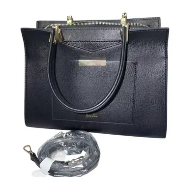 새상품급 joyous choice 블랙 가죽 토트백 숄더 2way 콜드