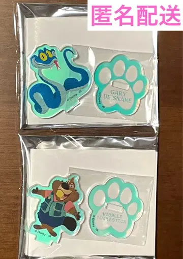 주토피아2 블라인드 오로라 아크릴 스탠드 게리 니블스 2점 세트