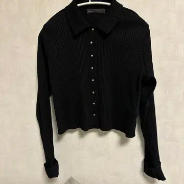 거의 새상품! Noble 카라 부착 가디건