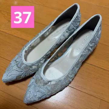 오리엔탈 트래픽 그레이 레이스 스틸레토 펌프스