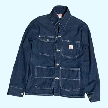 포인터 브랜드 데님 커버올 XS USA제 90s