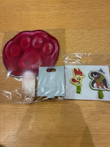 주토피아 아이스캔디 부채 헤어 클립 세트