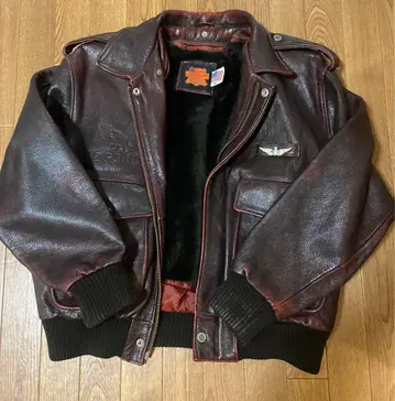 FREEDOM 다크 브라운 가죽 자켓