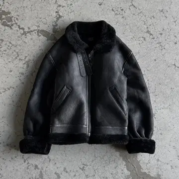 machope b-3 b3 무스탕 자켓 블랙 검정 구제 의류 90s