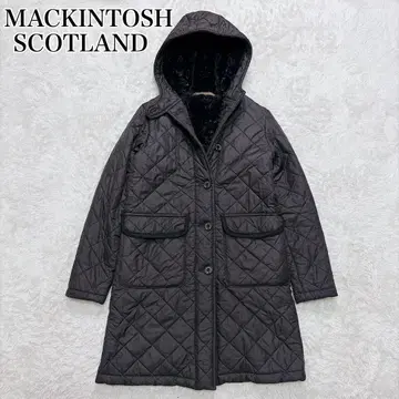 MACKINTOSH 매킨토시 퀼팅 코트 후드 부착 보아 안감