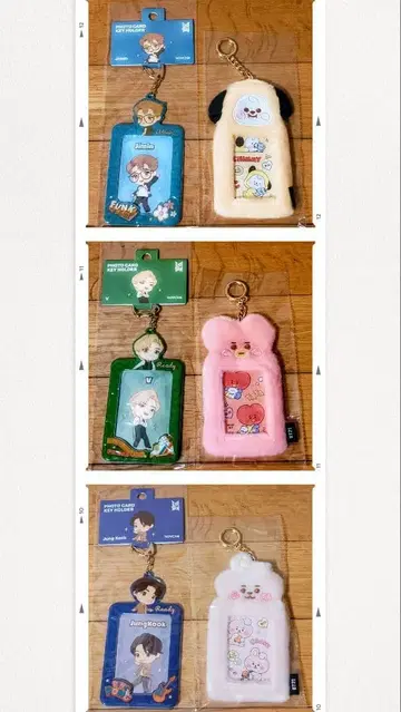 BT21 트레이딩 카드 케이스 카드 케이스 지민 V 정국 BTS