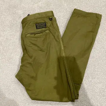 ALPHA INDUSTRIES 워크 팬츠 S 사이즈 올리브