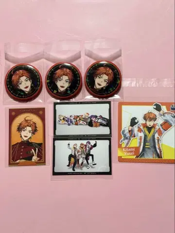 키타미 유세이 3SKM IMPACT 캔뱃지 폴라로이드 마네키네코 코스터