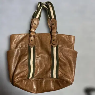 BALLY 브라운 토트백