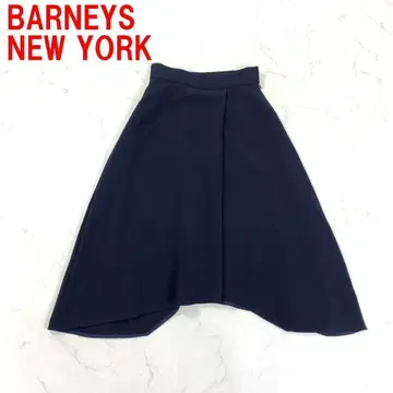 A4412 바니스 뉴욕 롱 스커트 플레어 안감 있음 네이비 36
