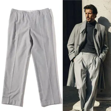 사르토리아 치치오 팬츠 슬랙스 버튼 플라이 라이트 그레이 XL 상당