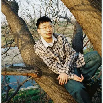 Phingerin 체크 무늬 긴팔 셔츠 S BIM 착용