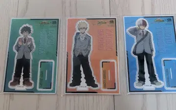 나의 히어로 아카데미아 쿠라스시 콜라보 아크릴 스탠드 3개 세트 새상품