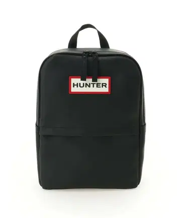 HUNTER 오리지널 러버라이즈드 백팩 - 블랙
