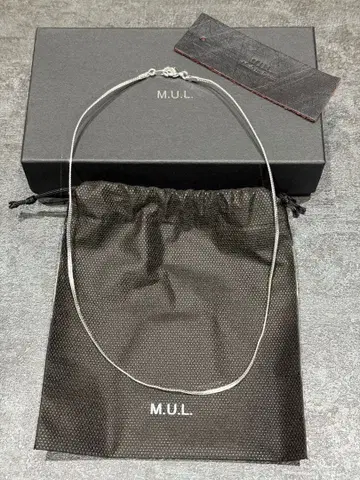 M.U.L 스네이크(가는) 목걸이 엠유엘