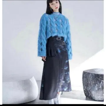 HARE 플라워 프릴 스커트