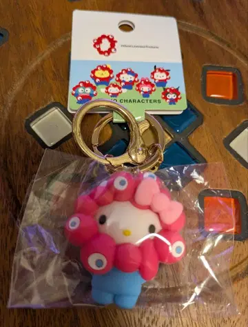 헬로키티 산리오 미야쿠미야쿠 파스텔 키링 만박 키티