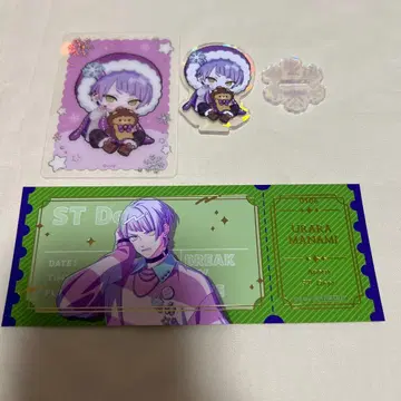 브레마이 마나미 레이 아크릴 스탠드 클리어 카드 티켓풍 카드