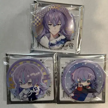 스이파라 니지산지 Dytica 디티카 캔뱃지 호시미치 쇼 3점