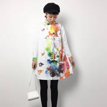 그라니프 브라이언 와일드 스미스 셔츠 원피스 컬러풀