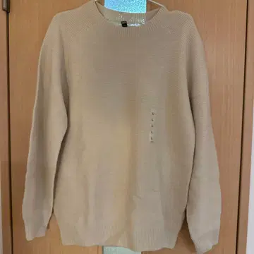 3D KNIT 내추럴 컬러 스웨터 L 사이즈