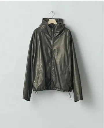 ssstein Leather Hooded Short Jacket (S)