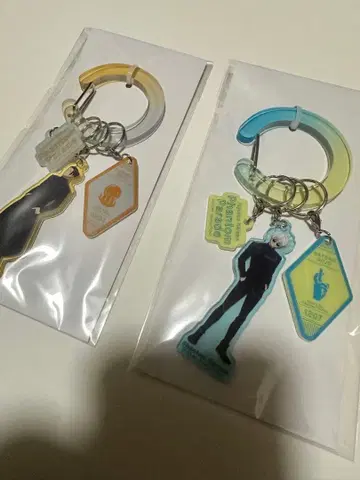 팬파레 복권 C상 주술회전 카라비너 아크릴 키링 2개 세트