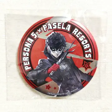 페르소나 5 조커 아케치 고로 파세라 캔뱃지 레어 메탈 사양