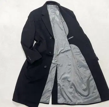 새상품급 캘빈클라인 롱 체스터 코트 캐시미어 100%