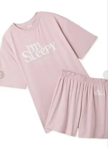 젤라또피케 접촉 냉감 컬러풀 레이온 로고 BIGT셔츠 & 숏팬츠