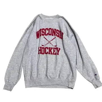 90's Champion 칼리지 맨투맨 WISCONSIN HOCKEY