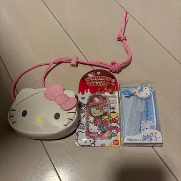 헬로키티 파우치 빗 키링 세트