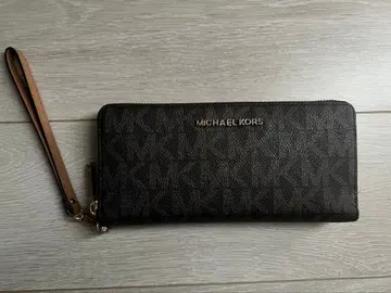 MICHAEL KORS 블랙 가죽 장지갑