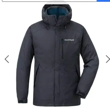 몽벨 애스펀 후드티 네이비 다운 자켓 남성용 M 방수