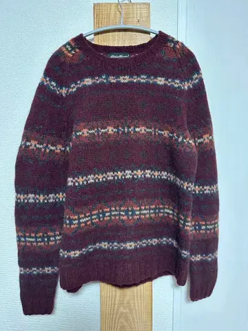 Eddie Bauer 네이티브 보더 무늬 니트 스웨터 ( M 사이즈 )