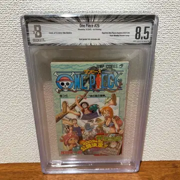 [코믹스 감정품] ONE PIECE BGS 8.5 초판 26권 오비 포함