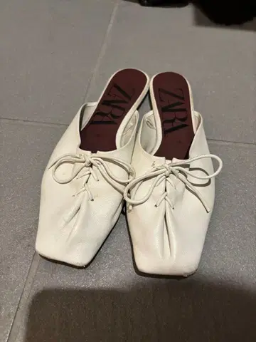 ZARA 뮬 플랫슈즈 36