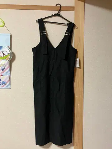 시마무라 choco 울 니트 JSK V넥 살로펫 L 사이즈