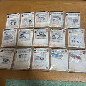 제일복권 드래곤볼 40주년 H상 MOKUJI 스탠드 15종 세트 판매