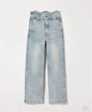 eaphi WAVE DESIGN HIGH WAIST DENIM