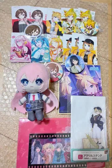 프로세카 묶음 판매/에피카/캔뱃지/스티커/하피콜레/봉제 인형/레오니